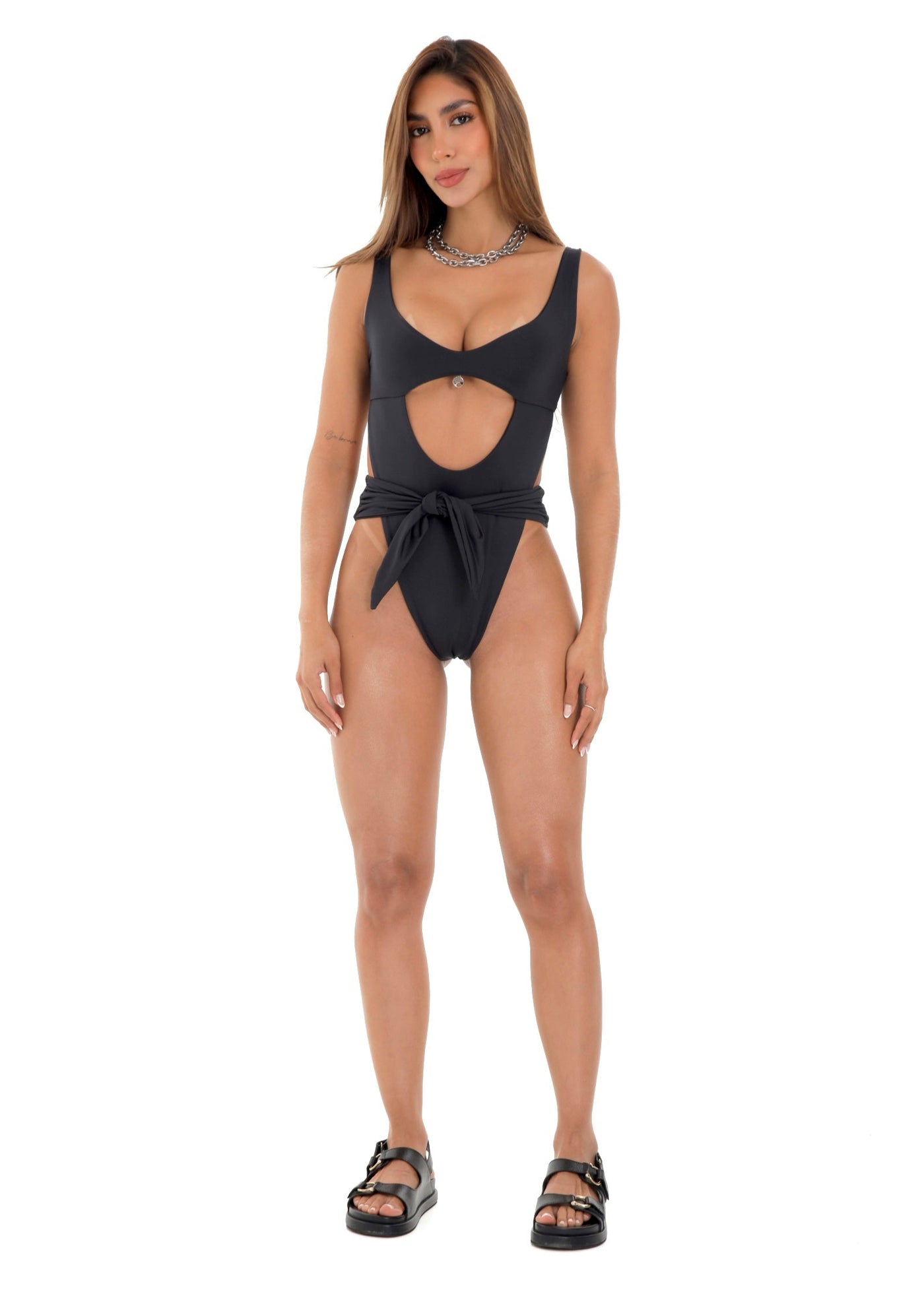 ENTERIZO NUDE BLACK