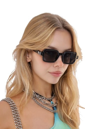 BLACK DRIP SUNGLASSES