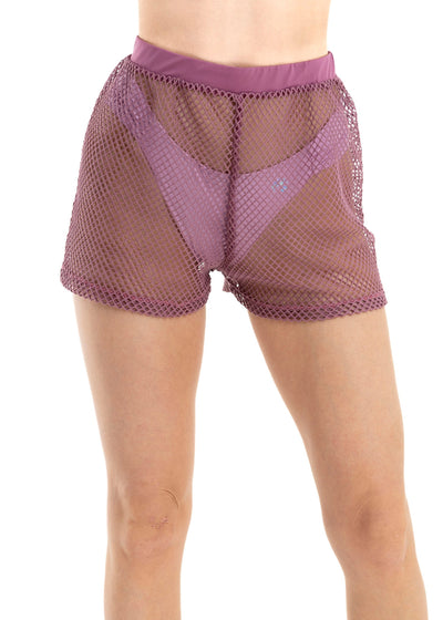 SHORT PURPLE MESH