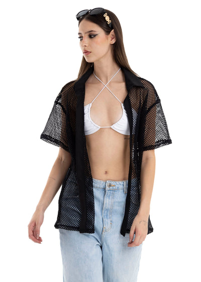 CAMISA BLACK MESH