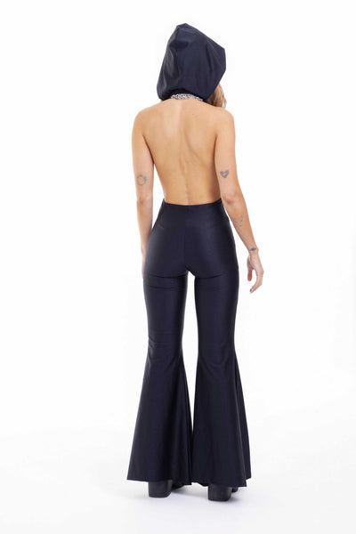 DARK HOOD JUMPSUIT