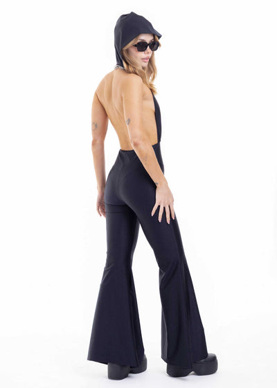 DARK HOOD JUMPSUIT