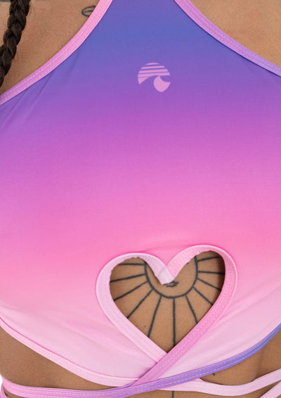 BIKINI HEART GRADIENT PINK