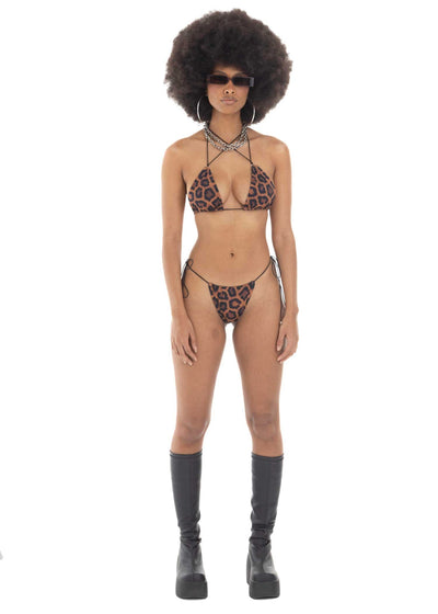 UNBASIC MICROBIKINI  LEOPARDO