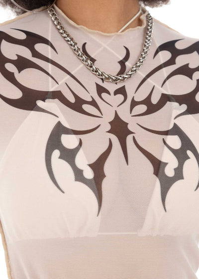 INK BUTTERFLY LAYERED SHIRT